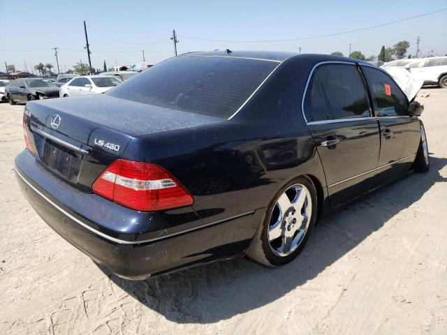 JTHBN36F855009674 - 2005 LEXUS LS 430 BLUE photo 3