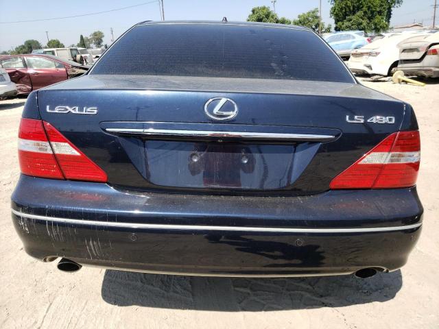 JTHBN36F855009674 - 2005 LEXUS LS 430 BLUE photo 6