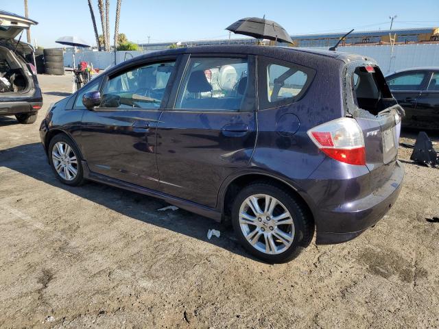 JHMGE88479S038850 - 2009 HONDA FIT SPORT BLUE photo 2