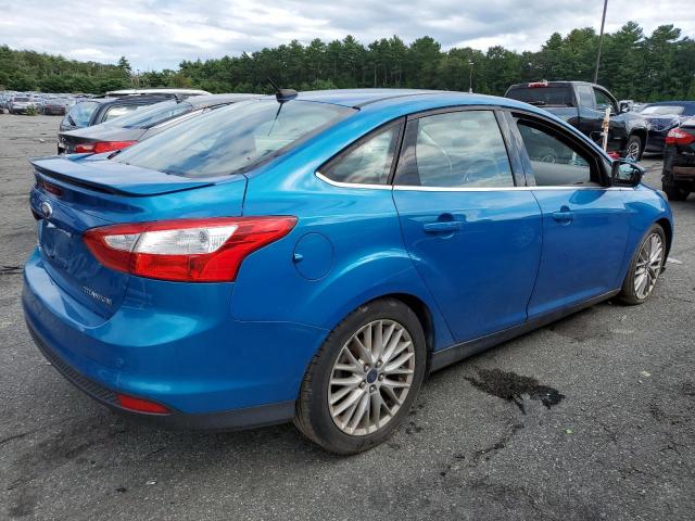 1FADP3J24EL267801 - 2014 FORD FOCUS TITANIUM BLUE photo 3