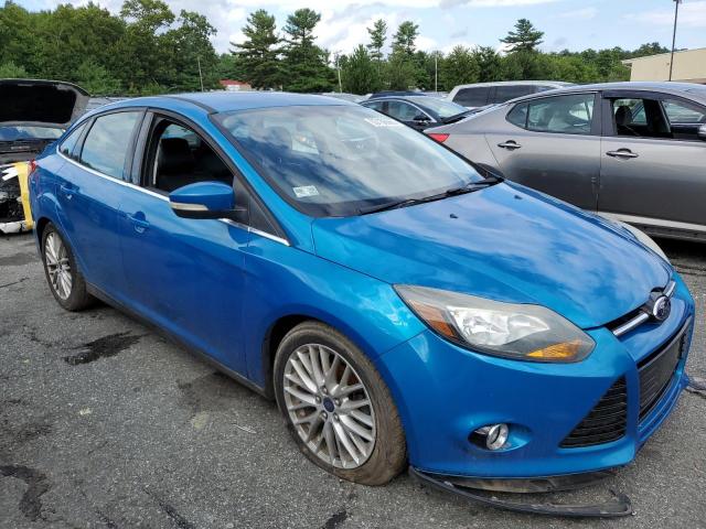 1FADP3J24EL267801 - 2014 FORD FOCUS TITANIUM BLUE photo 4