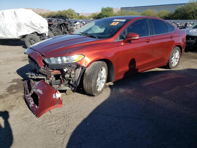 3FA6P0H78ER115451 - 2014 FORD FUSION SE ORANGE photo 1