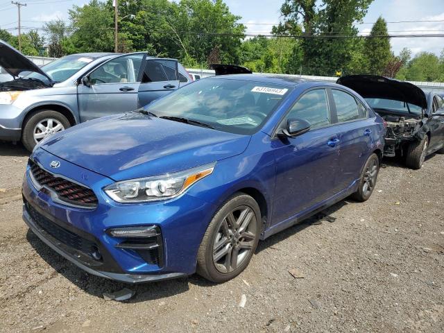 3KPF34AD0ME424060 - 2021 KIA FORTE GT LINE BLUE photo 1