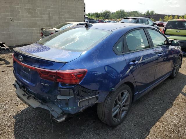 3KPF34AD0ME424060 - 2021 KIA FORTE GT LINE BLUE photo 3