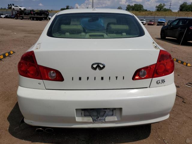 JNKCV51E06M521189 - 2006 INFINITI G35 WHITE photo 6