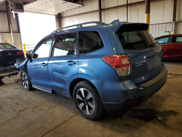 JF2SJAEC7HH425163 - 2017 SUBARU FORESTER 2.5I PREMIUM BLUE photo 2