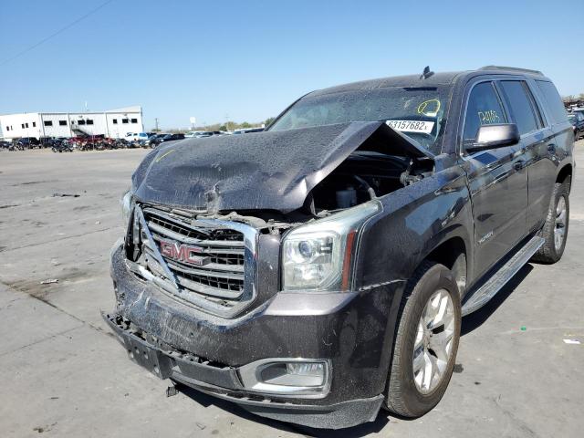 1GKS1AKC5FR604154 - 2015 GMC YUKON SLE GRAY photo 2