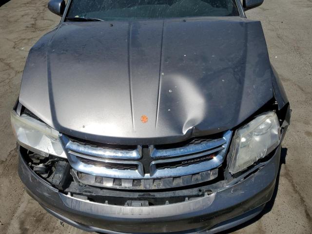 1C3CDZEG6CN269434 - 2012 DODGE AVENGER SXT SILVER photo 11