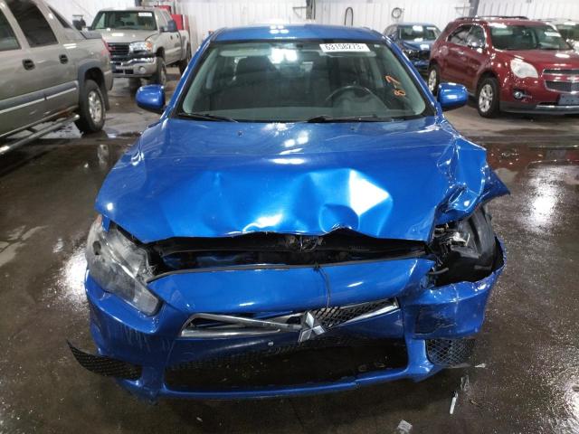 JA32U2FU0CU008730 - 2012 MITSUBISHI LANCER ES/ES SPORT BLUE photo 5