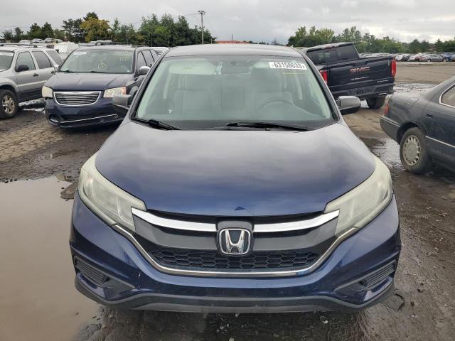 2HKRM4H32FH605599 - 2015 HONDA CR-V LX BLUE photo 5