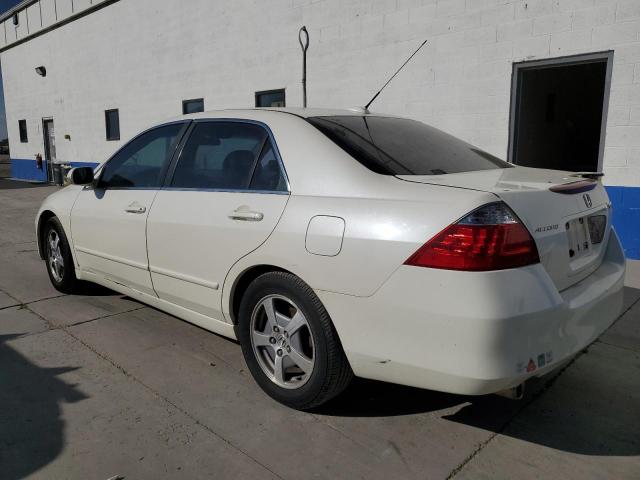 JHMCN36466C000147 - 2006 HONDA ACCORD HYBRID WHITE photo 2