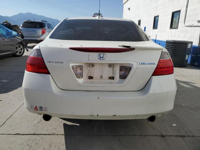 JHMCN36466C000147 - 2006 HONDA ACCORD HYBRID WHITE photo 6