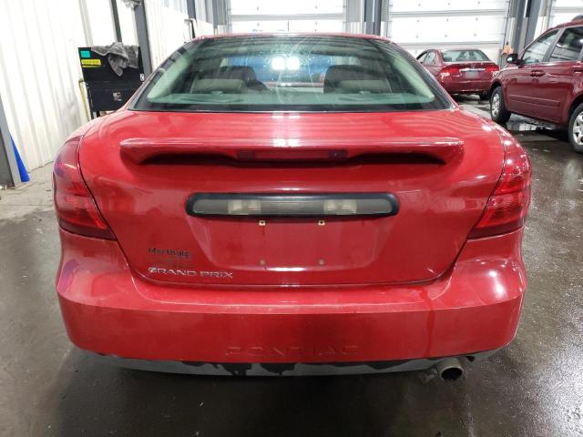 2G2WP552281177926 - 2008 PONTIAC GRAND PRIX RED photo 6