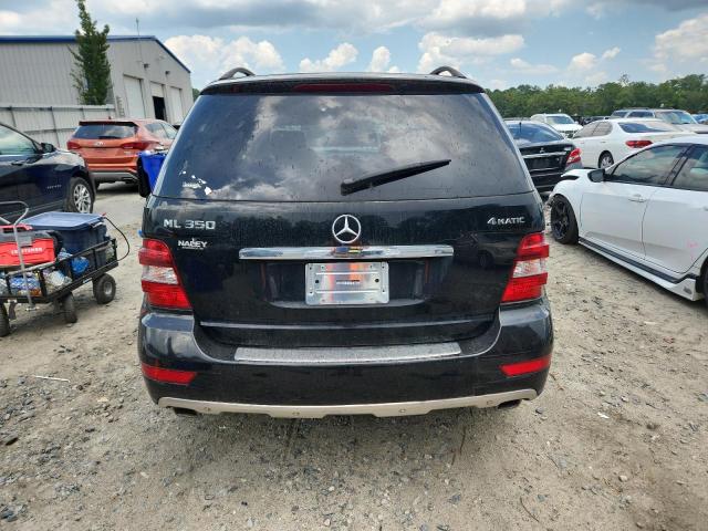 4JGBB8GB8AA562941 - 2010 MERCEDES-BENZ ML 350 4MATIC BLACK photo 6