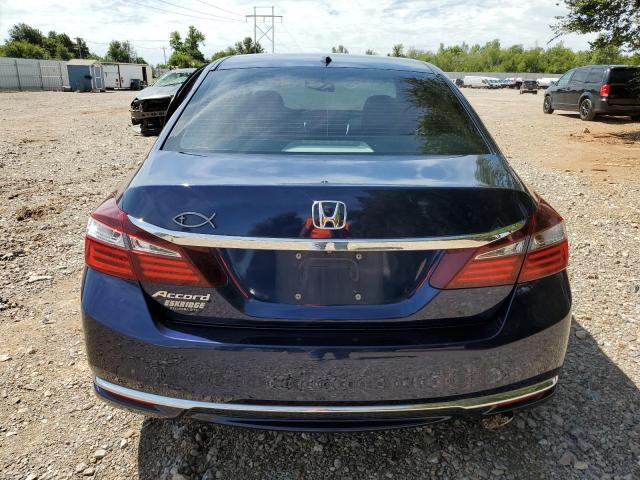 1HGCR2F88GA138015 - 2016 HONDA ACCORD EXL BLUE photo 6