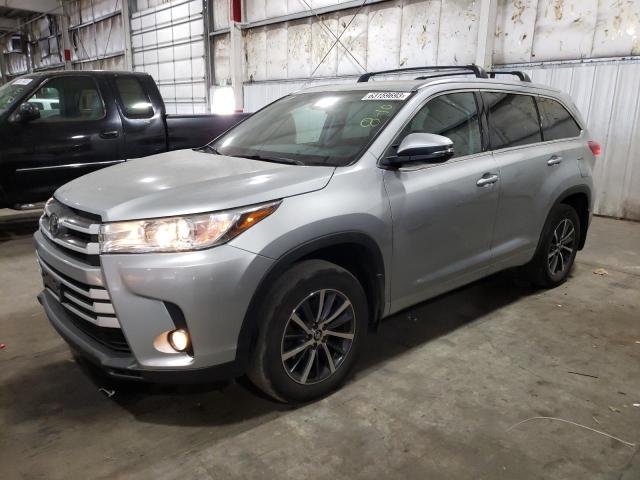 5TDJZRFH5HS457553 - 2017 TOYOTA HIGHLANDER SE SILVER photo 1