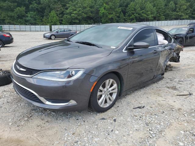 1C3CCCAB4FN613759 - 2015 CHRYSLER 200 LIMITED GRAY photo 1