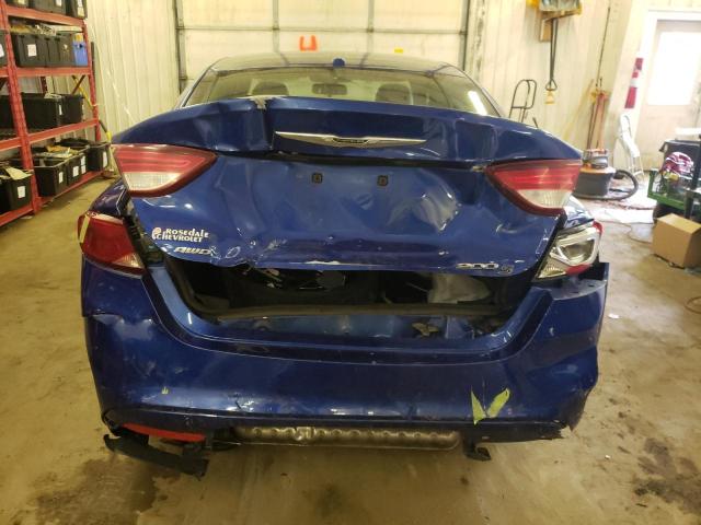 1C3CCCDG0FN678597 - 2015 CHRYSLER 200 S BLUE photo 6