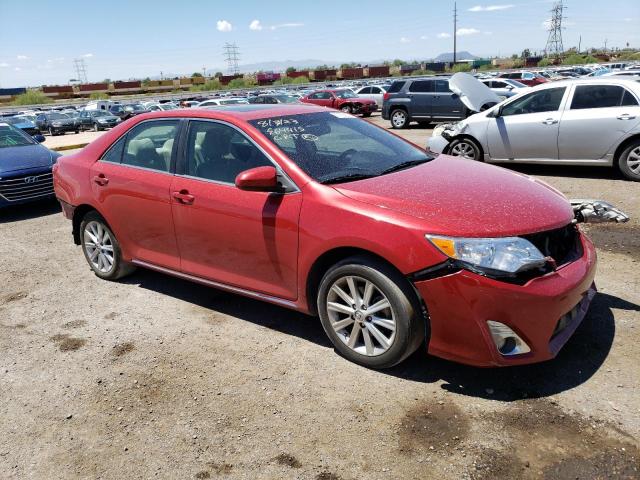 4T4BF1FK0ER369576 - 2014 TOYOTA CAMRY L RED photo 4