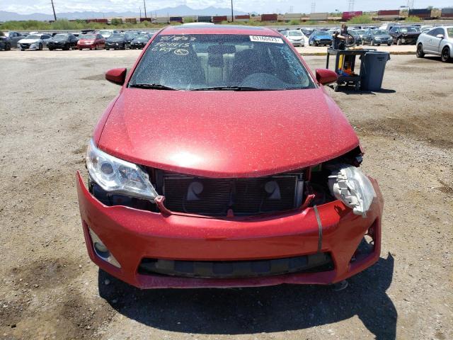 4T4BF1FK0ER369576 - 2014 TOYOTA CAMRY L RED photo 5