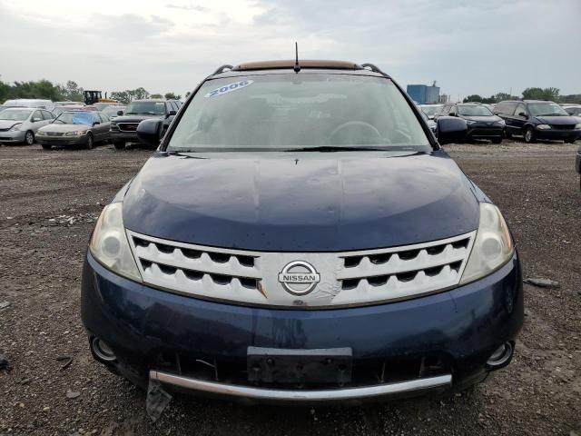 JN8AZ08W56W523995 - 2006 NISSAN MURANO SL BLUE photo 5