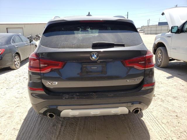 5UXTY5C01M9H23079 - 2021 BMW X3 XDRIVE30I BLACK photo 6