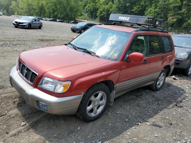 JF1SF65562H739737 - 2002 SUBARU FORESTER S RED photo 1