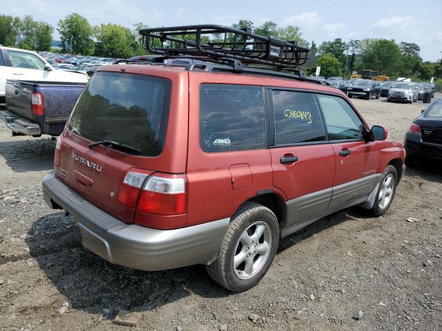 JF1SF65562H739737 - 2002 SUBARU FORESTER S RED photo 3