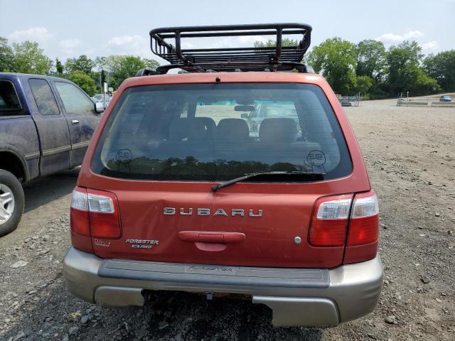 JF1SF65562H739737 - 2002 SUBARU FORESTER S RED photo 6