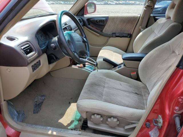 JF1SF65562H739737 - 2002 SUBARU FORESTER S RED photo 7