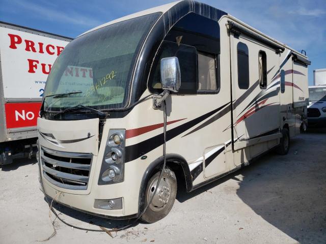 1FC4E4KS2JDC15964 - 2018 FORD ECONOLINE E450 SUPER DUTY COMMERCIAL STRIPPED CHASSIS TAN photo 2