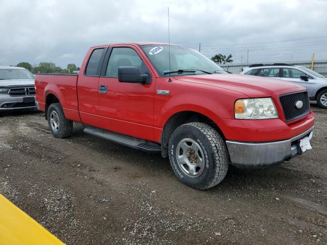 1FTPX14596FA41223 - 2006 FORD F150 RED photo 4