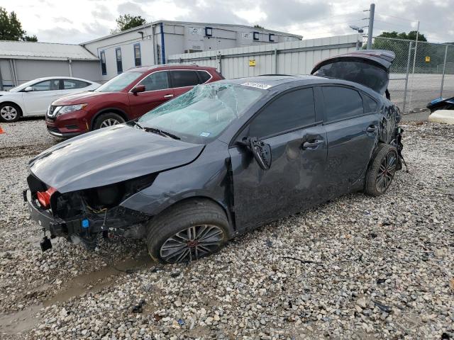 3KPF44AC6PE595677 - 2023 KIA FORTE GT GRAY photo 1