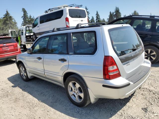 JF1SG65693H770455 - 2003 SUBARU FORESTER 2.5XS SILVER photo 2