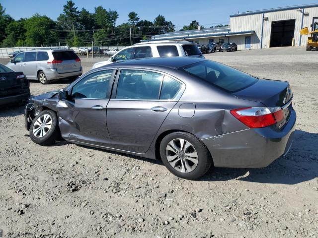 1HGCR2F30DA122746 - 2013 HONDA ACCORD LX GRAY photo 2