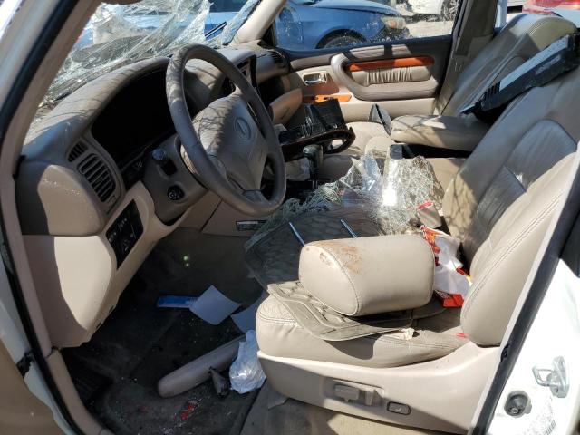 JT6HT00W6X0028305 - 1999 LEXUS LX 470 WHITE photo 7