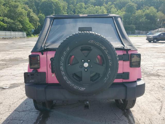 1J4GA59127L102925 - 2007 JEEP WRANGLER SAHARA PINK photo 6