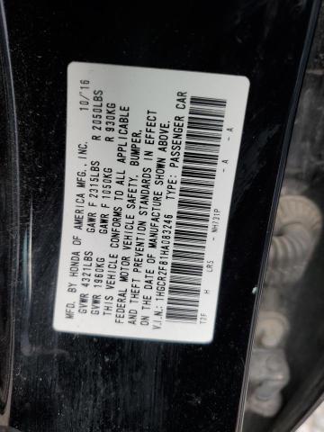 1HGCR2F81HA083246 - 2017 HONDA ACCORD EXL 黑色 照片 13