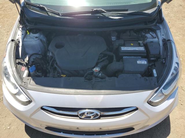 KMHCT5AE6HU343391 - 2017 HYUNDAI ACCENT SE SILVER photo 11
