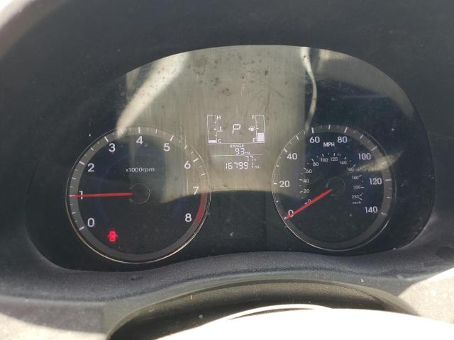 KMHCT5AE6HU343391 - 2017 HYUNDAI ACCENT SE SILVER photo 9