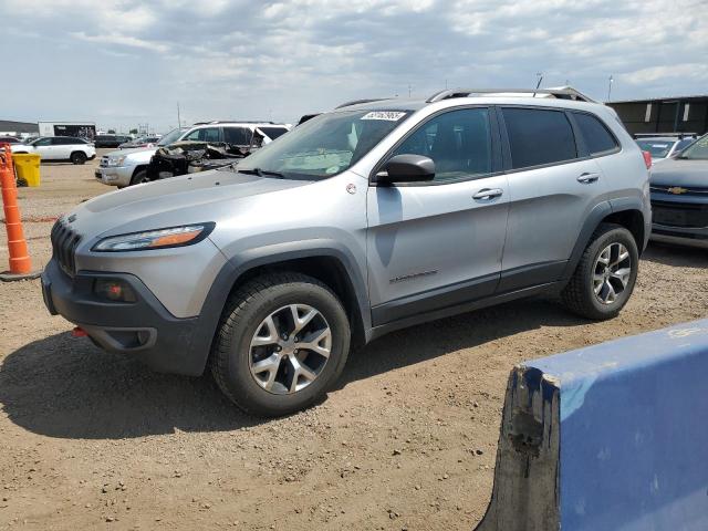 1C4PJMBSXEW184322 - 2014 JEEP CHEROKEE TRAILHAWK GRAY photo 1