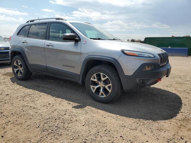 1C4PJMBSXEW184322 - 2014 JEEP CHEROKEE TRAILHAWK GRAY photo 4