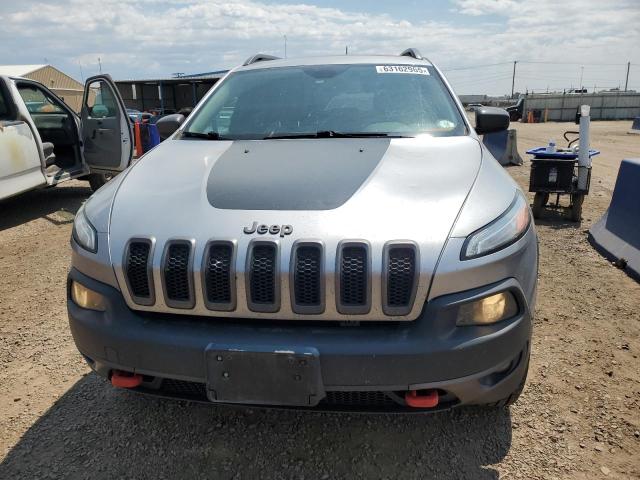 1C4PJMBSXEW184322 - 2014 JEEP CHEROKEE TRAILHAWK GRAY photo 5