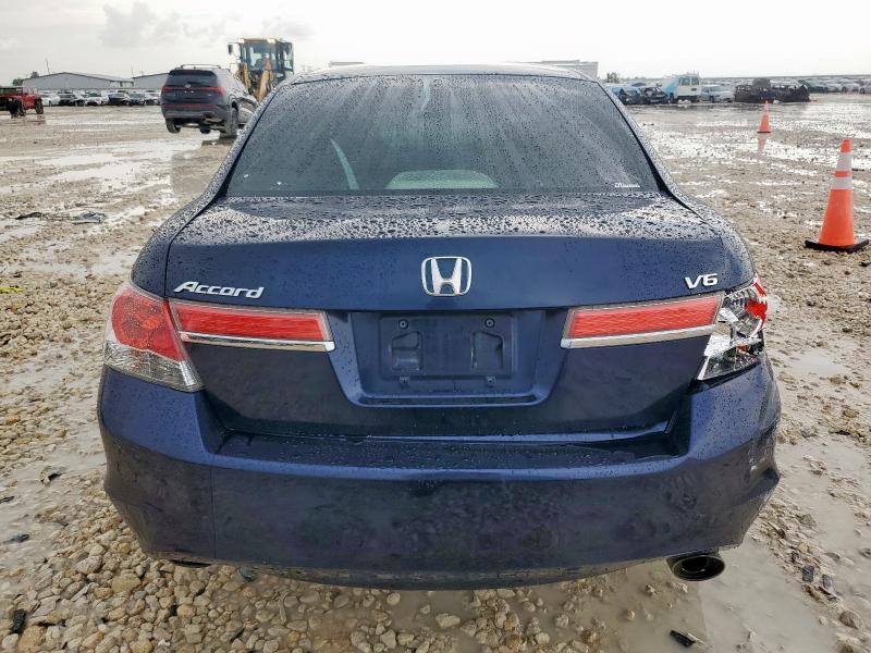 1HGCP3F70CA003723 - 2012 HONDA ACCORD EX BLUE photo 6