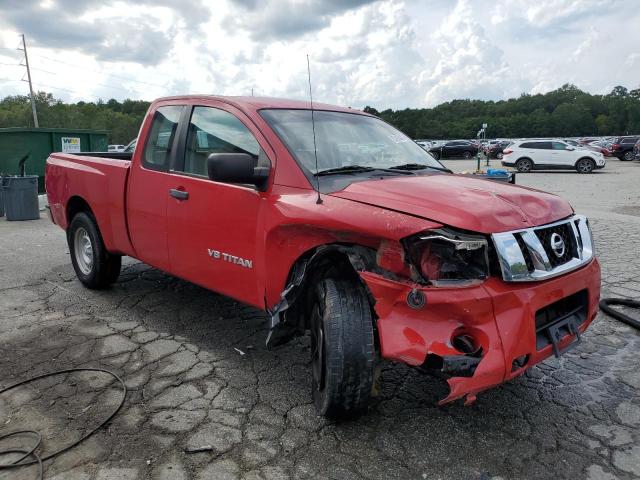 1N6BA0CH1BN306750 - 2011 NISSAN TITAN S RED photo 4