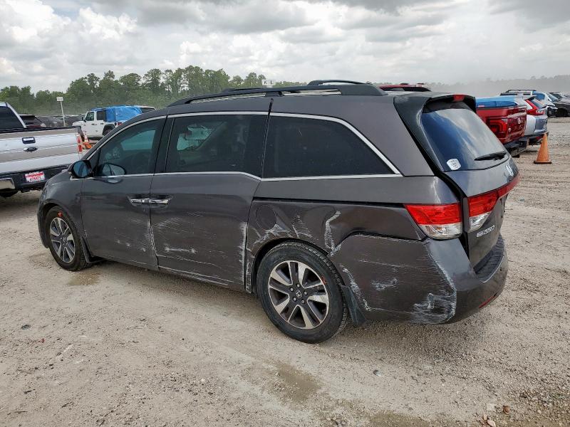 5FNRL5H92GB081738 - 2016 HONDA ODYSSEY TOURING GRAY photo 2