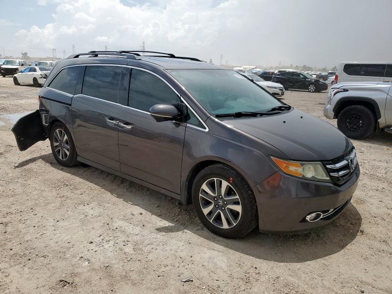 5FNRL5H92GB081738 - 2016 HONDA ODYSSEY TOURING GRAY photo 4