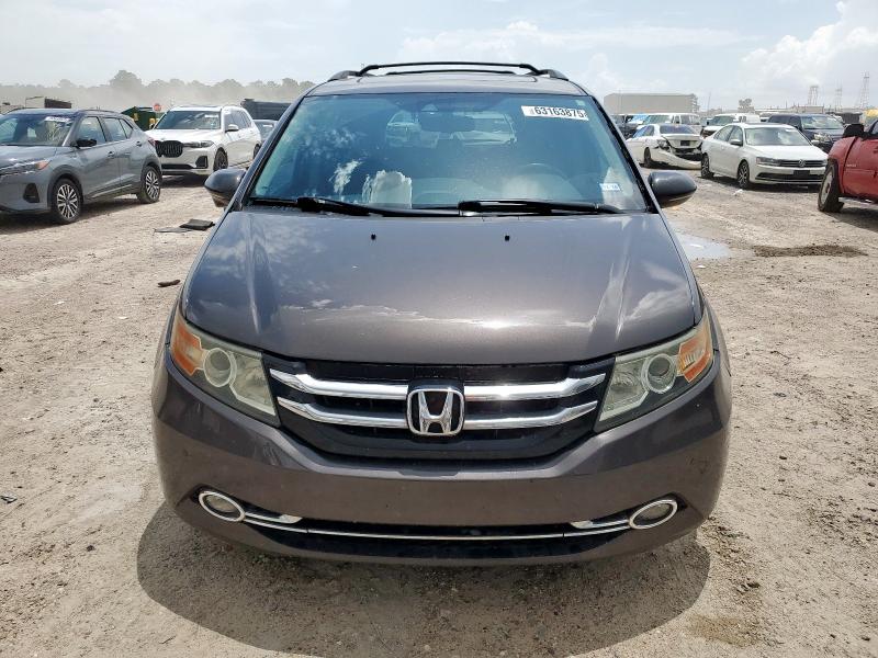 5FNRL5H92GB081738 - 2016 HONDA ODYSSEY TOURING GRAY photo 5