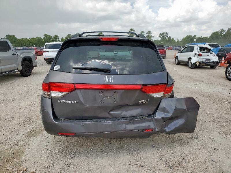 5FNRL5H92GB081738 - 2016 HONDA ODYSSEY TOURING GRAY photo 6