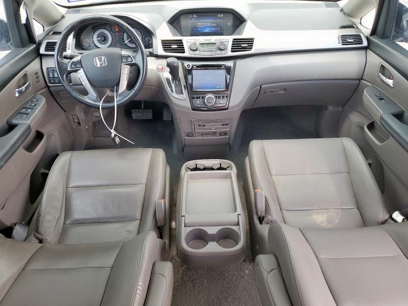 5FNRL5H92GB081738 - 2016 HONDA ODYSSEY TOURING GRAY photo 8